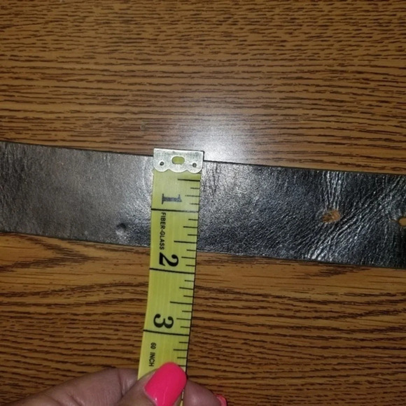Flower metallic leather belt‎ L - Picture 8 of 8